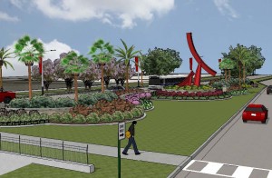 The proposed plan will feature many beautification projects such as sidewalks, art and landscaping.
